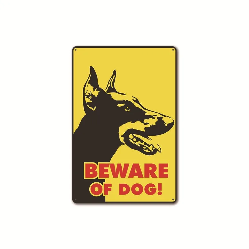 20X30CM Placas Decorativas Metalicas винтажный Остерегайтесь собаки! Tuinposter Buiten labradodle внимание собаки размер: 20*30 см - Цвет: 20X30CM