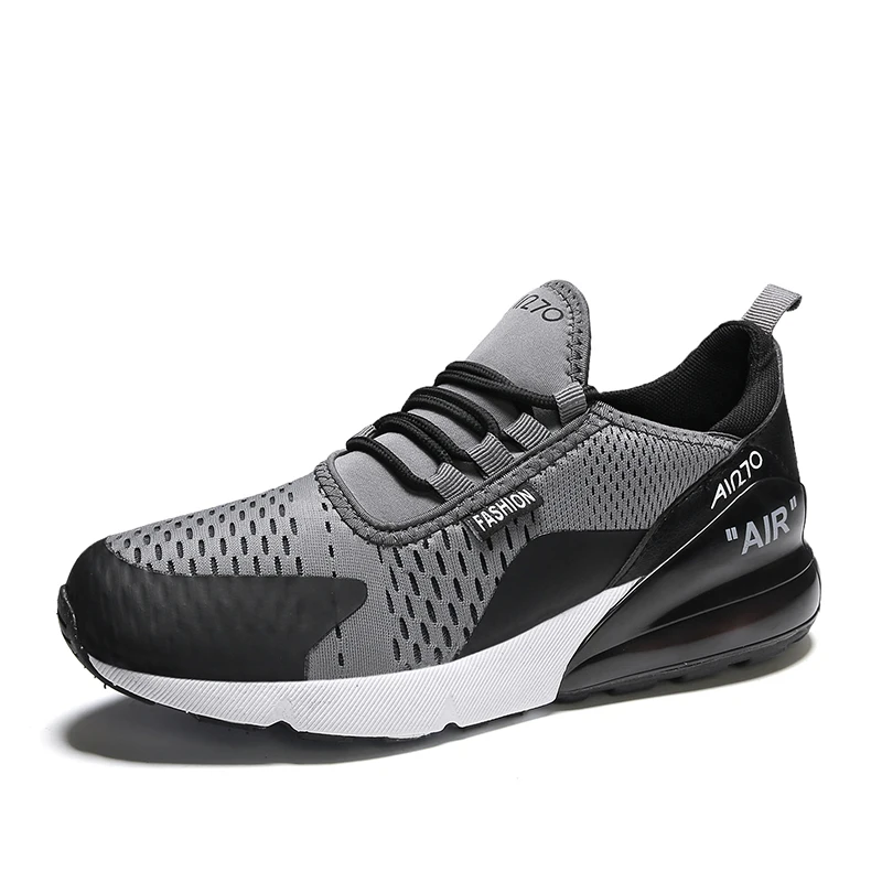 Модные мужские кроссовки для бега удобные с воздушной подушкой дышащие сетчатые