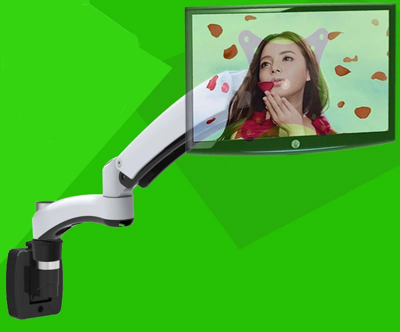 Алюминиевый настенный кронштейн для телевизора регулируемый на 360 градусов с