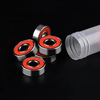 4pcs 608 skate scooter skateboard wheels spare bearings ball roller precision shafts bearing steel 608rs abec 9