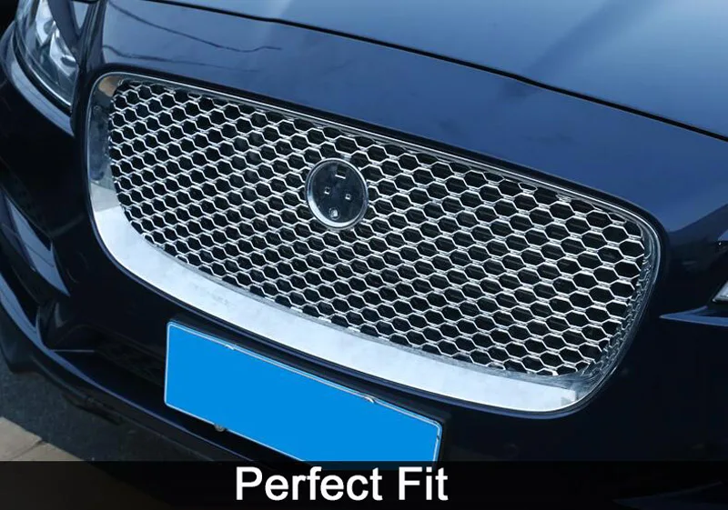 Для Jaguar F-Pace F Pace X761 автомобильный Стайлинг ABS передняя крышка гриля отделка Авто запасные части 1 шт