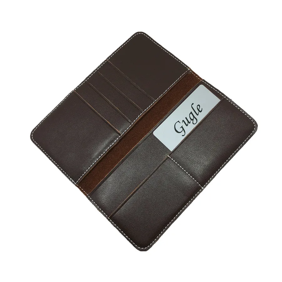 Кошелек для карт из натуральной кожи мужской Гладкий Мягкий Кожаный клатч