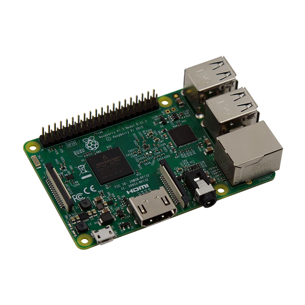 Raspberry Pi 3 Model B стартовый набор + 1 акриловый чехол 2.5A источник питания USB кабель