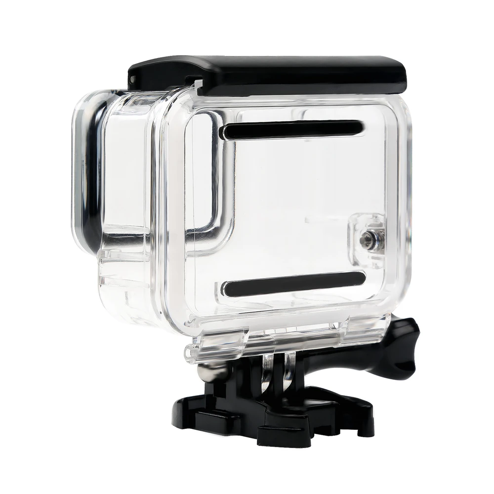 Новый водонепроницаемый чехол для GoPro Hero 7 белый и серебристый защитный