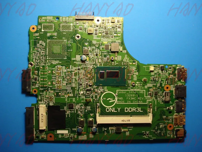 PWBFX3MC для DELL 3442 3542 материнская плата ноутбука 3558U процессор 13269-1материнская 100%