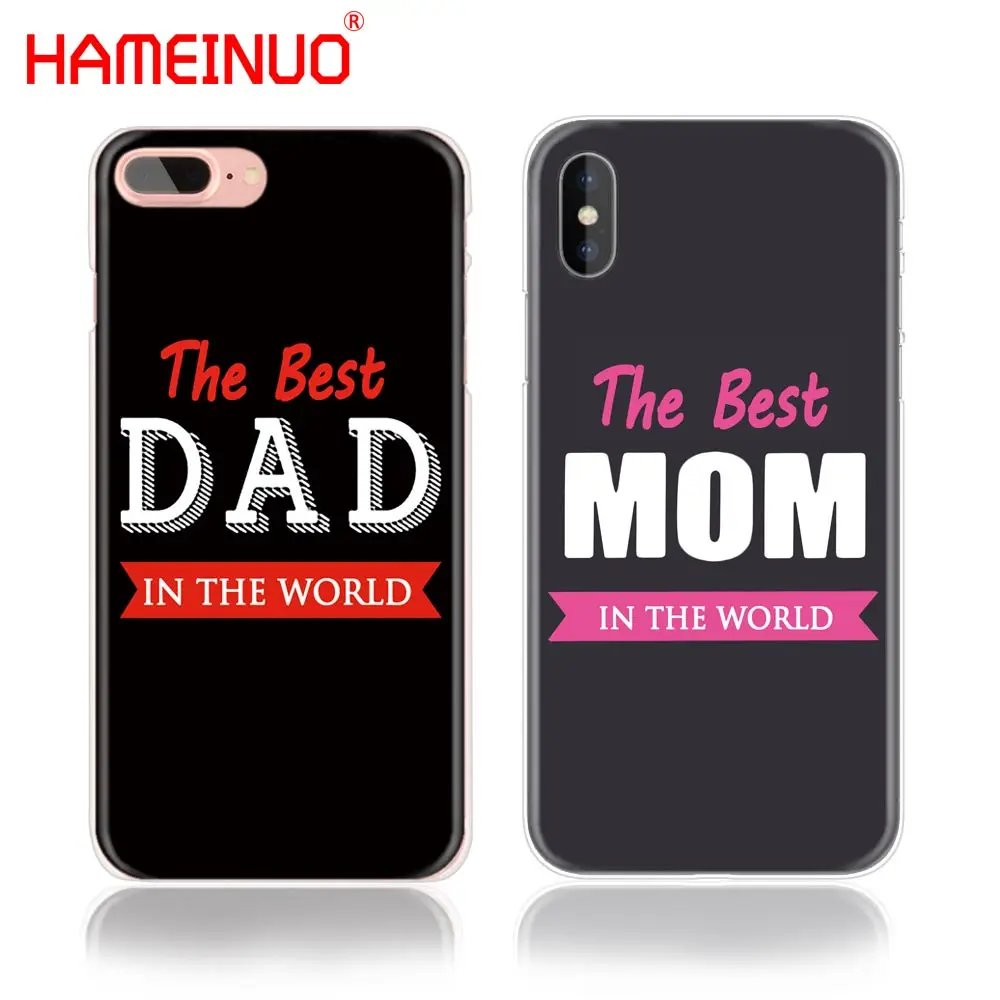 HAMEINUO лучшая одежда для мамы папы и чехол мобильного телефона iphone 6 4 4s 5 5s SE 5c 6s 7 plus X