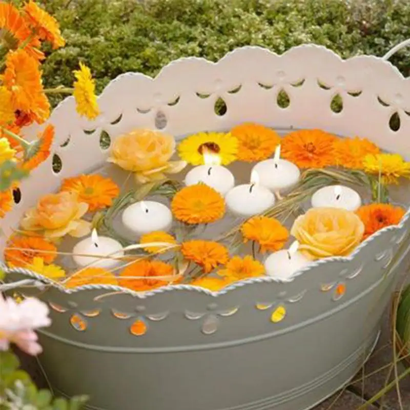 10 шт./лот плавающие свечи для свадьбы вечевечерние мероприятия домашнего декора