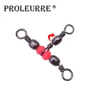 10 шт.лот 3 степенями свободы Вертлюги рыболовные Вертлюги роликовых вертлюгов морские рыболовные принадлежности снасти Разъем роликовых вертлюгов