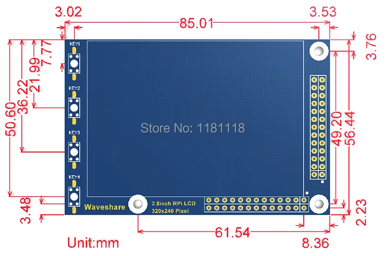 Raspberry pi 3 модуль B 2,8 тонкопленочный дюймовый тачскрин, raspberry pi lcd, малиновый pi дисплей, 48 МГц смарт, чем raspberry pi 3,5 lcd