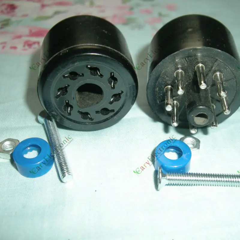 Продажа оптом и в розницу 2 шт. 8 штырьков бакелитовая трубка SOCKET SAVER для 6L6 EL34 KT88 6550