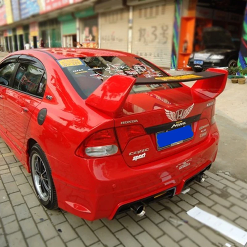 Задняя Крышка багажника автомобильный спойлер крыло для Honda Civic спойлер 2006-2011 ABS Материал Ciimo заднее декоративное крыло особые аксессуары