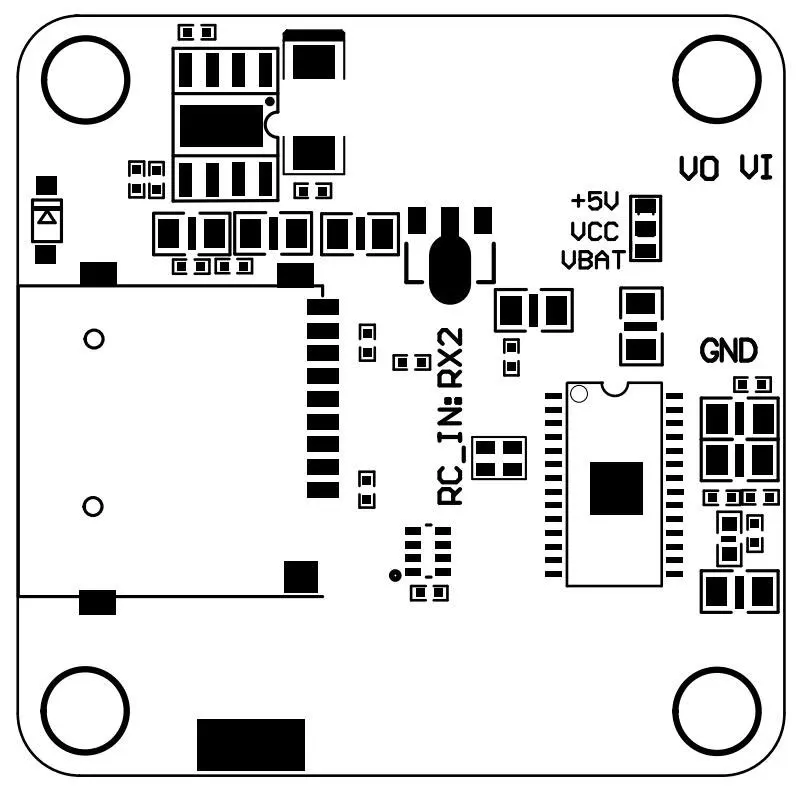 F722 F7 V1 FPV F4 управление полетом с OSD барометром для радиоуправляемого