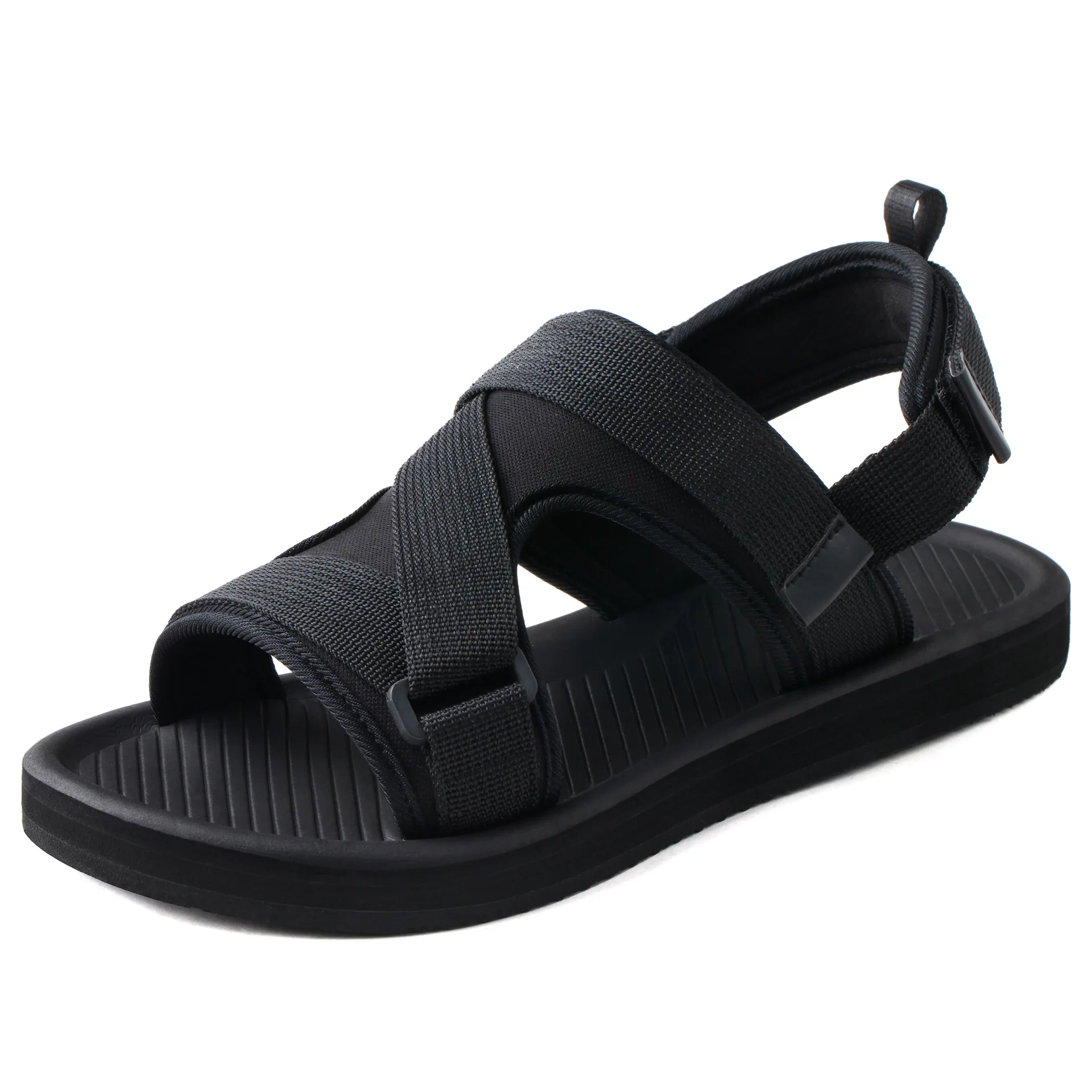 

Roman Sandal Men's Summer New Style Outdoor Non-slip Breathable Men Fashion Trend Black Beach Shoes Casual Sandals Men