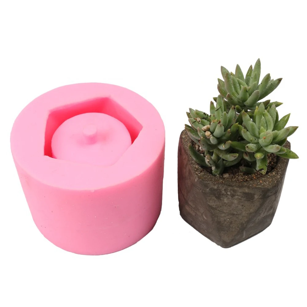 Креативные 3D DIY художественные формы бетонный цветочный горшок силиконовый