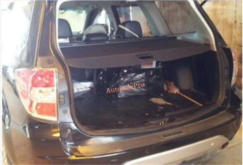 Черный защитный козырек багажника задняя защитная накладка для Subaru Forester 2009 2010 2011