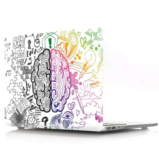 For macbook pro 2017 case Left and Right Brain Hard PC Laptop Case 2016 touch bar A1706 A1707 A1708 | Компьютеры и офис