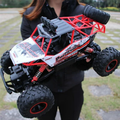 37cm Red Новые 1 шт RC автомобили 1/12 2,4G рок, 4x4 вождения автомобиля двойной привод двигателей удаленного Управление модель автомобиля внедорожник игрушка 4WD D20 - Цвет: 37cm Red