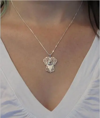 Прямая поставка-ожерелье с собакой Бретани | Украшения и аксессуары