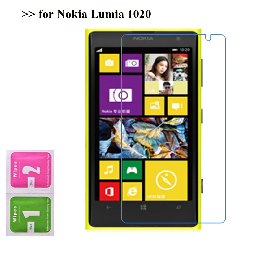 2 шт. для Nokia Lumia 1020 Ультра прозрачная ТПУ мягкая нано взрывобезопасная защитная