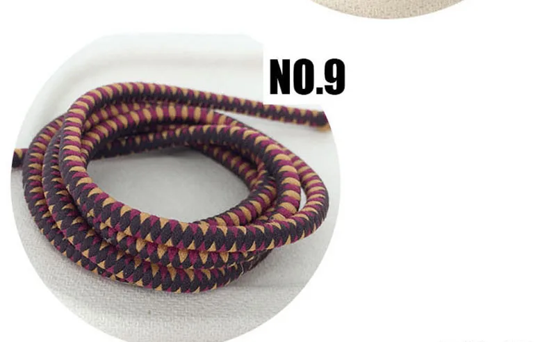 NO.9 Meetee 4 метра 5 мм цветной эластичный резиновый ремешок DIY Ручная головная веревка связанные в узел волосы кольцо браслет одежда для собаки аксессуары BD245 - Цвет: NO.9