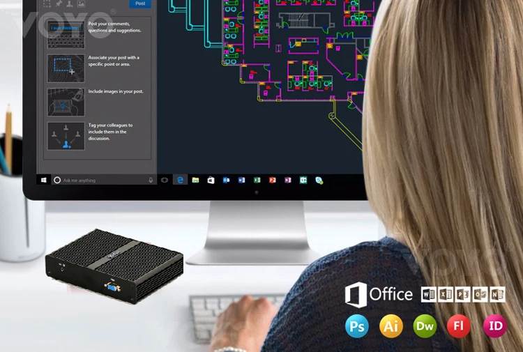 Мини ПК j1900 тонкий клиент intel nuc 4 порта lan маршрутизатор компьютер pfsense vpn сервер