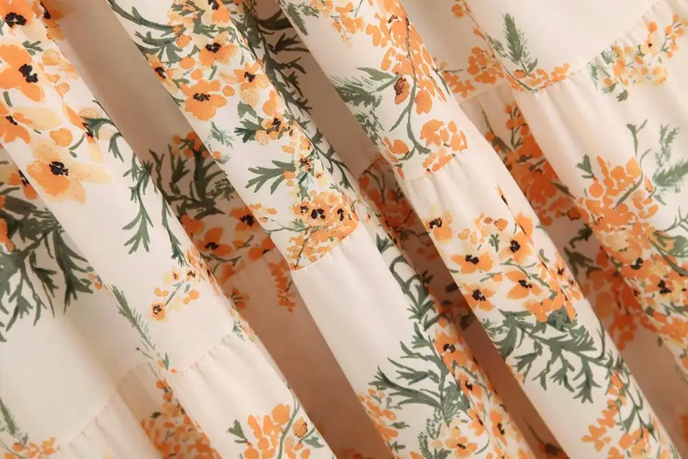 2019 женское летнее длинное богемное платье с оборками и цветочным принтом