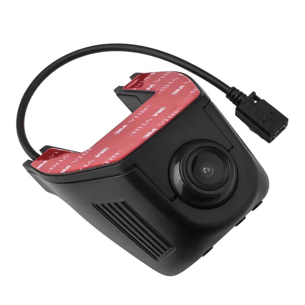 Full HD 1080P Автомобильный видеорегистратор Встроенный WiFi 160 градусов широкоугольная приборная панель камера, автомобиль камера для приборной панели с g-сенсором, циклическая запись
