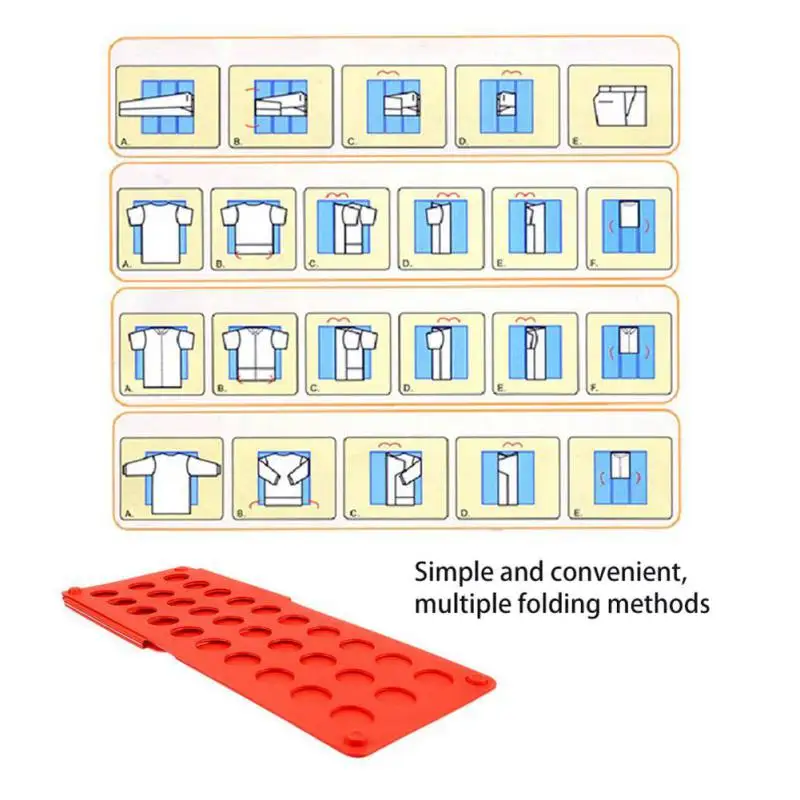 Funny Cloth Easy Folding Board Laundry Room Organizer for Lazy People T Shirt Pants Towels Home Organize Supply W1 | Дом и сад