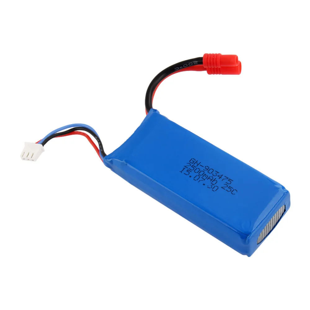 2 шт. аккумулятор сверхвысокой емкости 7 4 В 2500 мАч для X8W x8c X8G X8HC X8HW X8HG rc Дрон