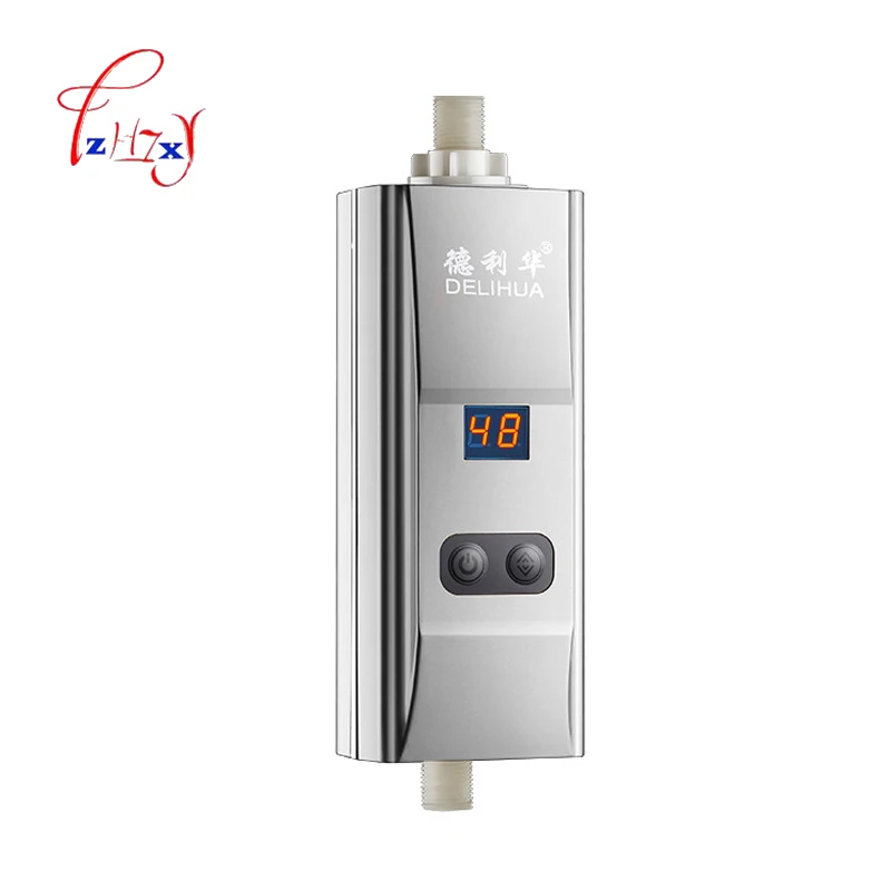 home use instant tankless Electric water heater faucet shower bath Heater Bottom water flow inlet water Heater 1pc