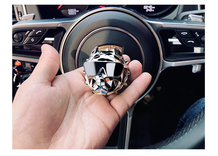Крутой автомобильный освежитель воздуха с бульдогом, ароматизатор, чистый автомобильный запах, автомобильный освежитель, запасной парфюм, украшение интерьера автомобиля, новая версия