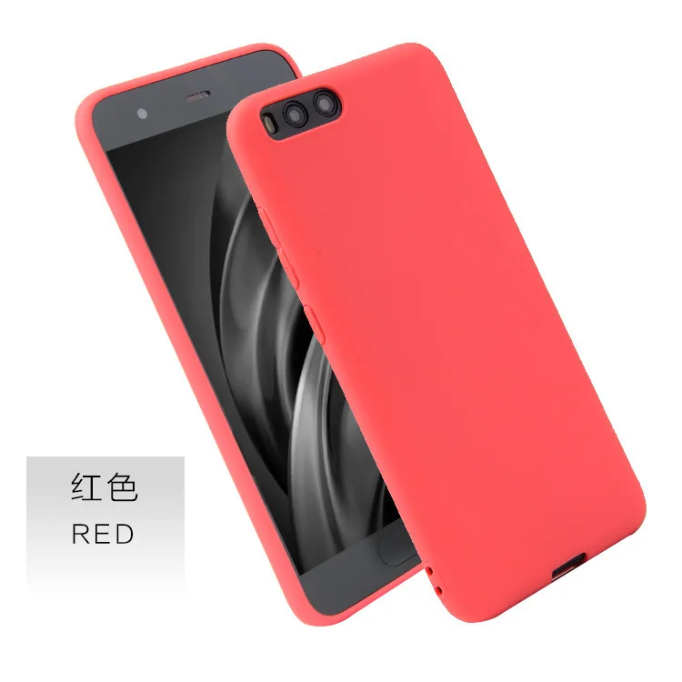 Xindiman Fundas для xiaomi6 Чехол Ультра Тонкий силиконовый чехол xiaomi 6 карамельный цвет