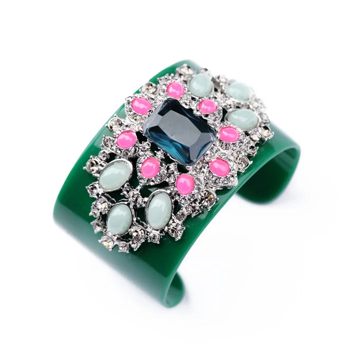 Модный женский 2017 Зеленый Браслет манжета|cuff bracelets|fashion cuff braceletsbangle bracelet |