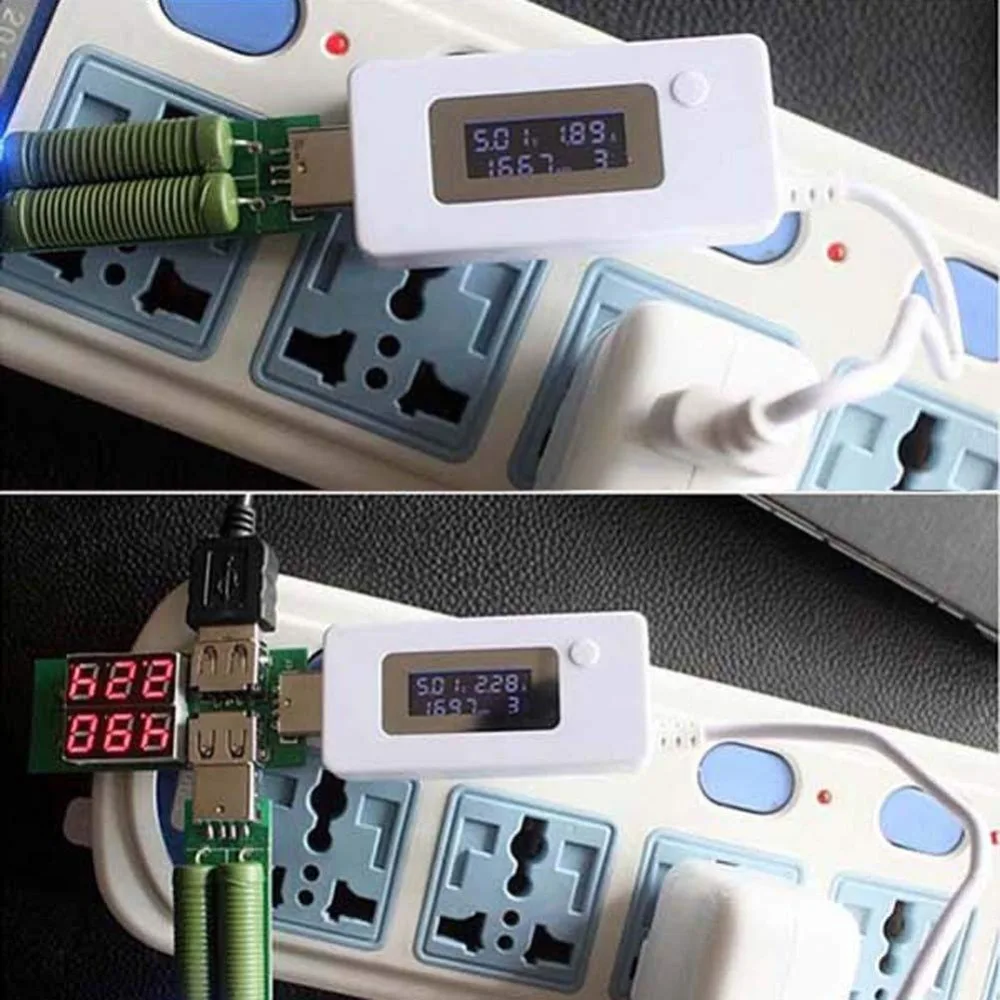 USB тестер 3 7 в с жк дисплеем Micro USB|Измерители напряжения| |