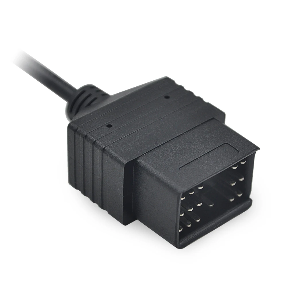 Высококачественный Кабель OBD2 с 17 Pin на 16 для Toyota OBD OBDII адаптер кабель pin