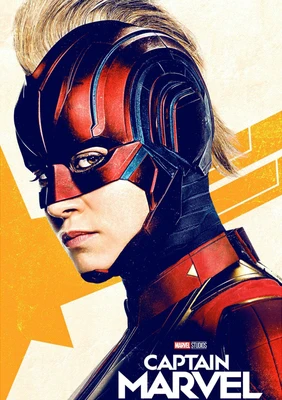 Наклейки на стену с изображением капитана Marvel 2 отличные красные бархатные