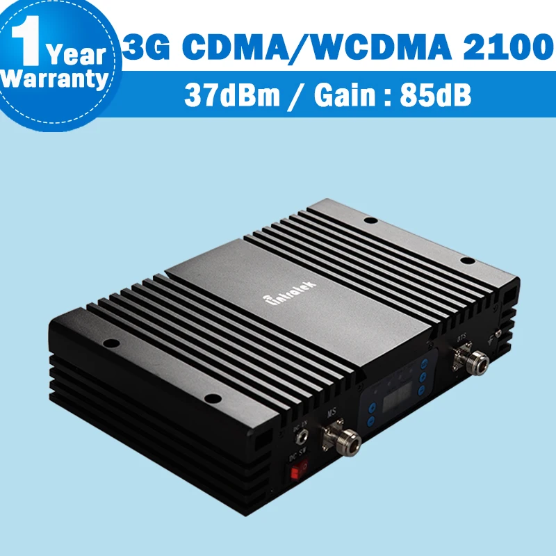 85dB большой Мощность усилитель 3g WCDMA 2100 UMTS Репитер сигнала мобильного телефона ЖК