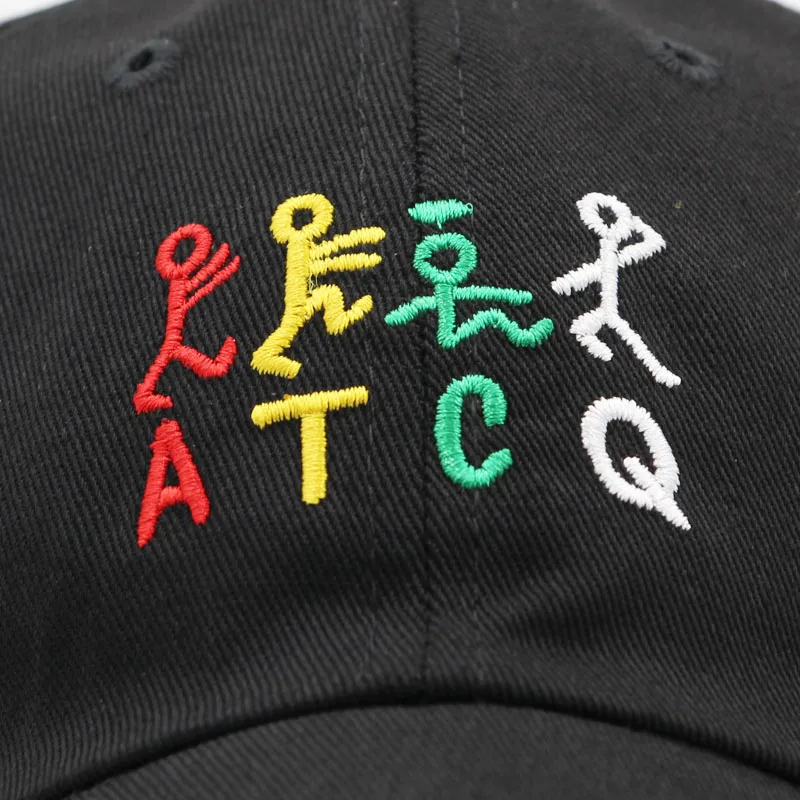 Бейсболка с Вышивкой Букв ATCQ для мужчин и женщин повседневная хлопковая