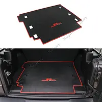 Car Floor Mats for Jeep Wrangler JL 2018+ Car Foot Mat Cargo Liner Trunk Pad for Jeep JL Wrangler 2018 Up Styling Accessories