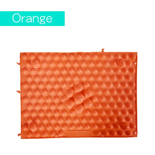 07orange Ruizhi Массажный коврик специальный Пальчиковый прижимной коврик Детский лист шиацу Спорт на открытом воздухе игры Реквизит Детские игрушки RZ1051 - Цвет: 07orange