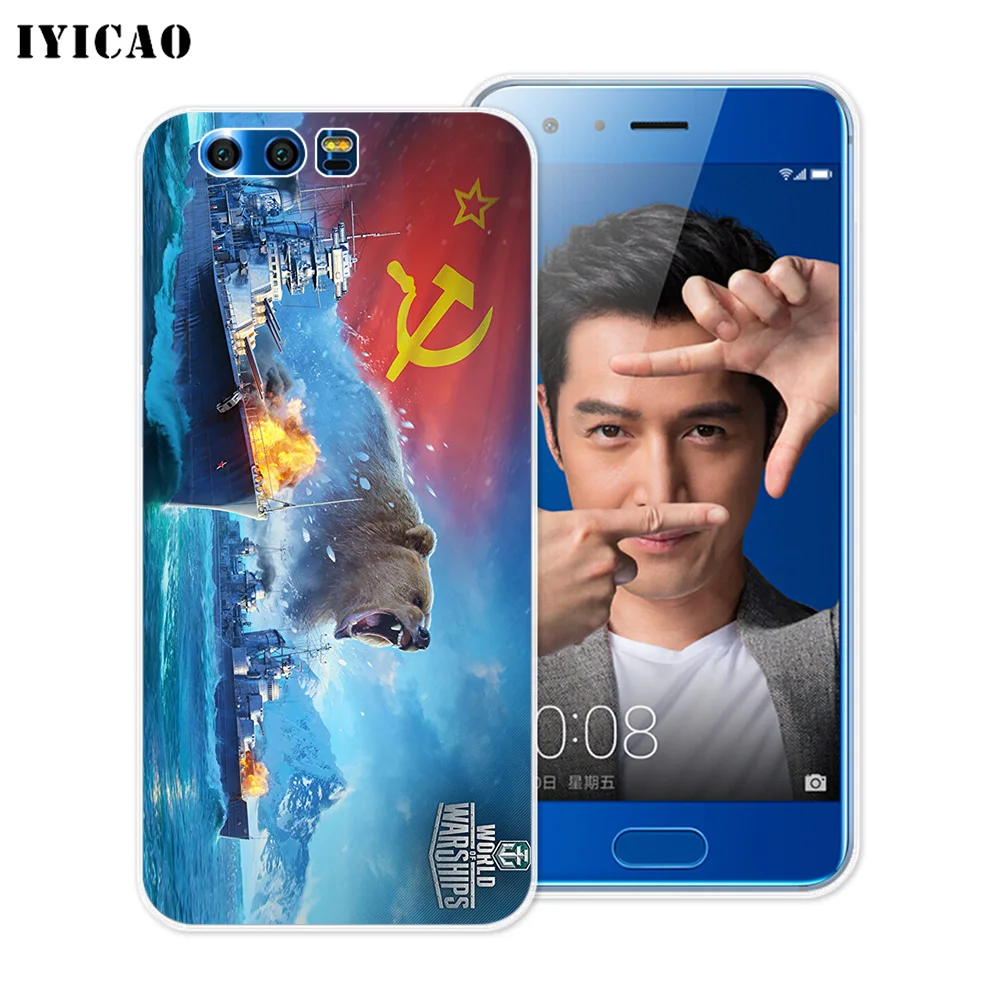 IYICAO World Of Warships Мягкий силиконовый чехол для Huawei Y9 Y7 Y6 Prime 2018 Honor 8C 8X 8 9 10 Lite 7X 7C 6A 7A Pro |