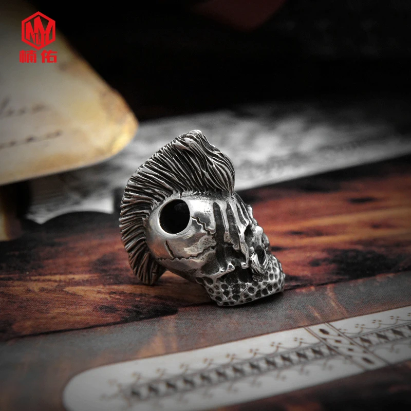 1 шт. ручной работы EDC латунный зонтик веревка для ножа бусы индийский Mosigan Soul Wenwen