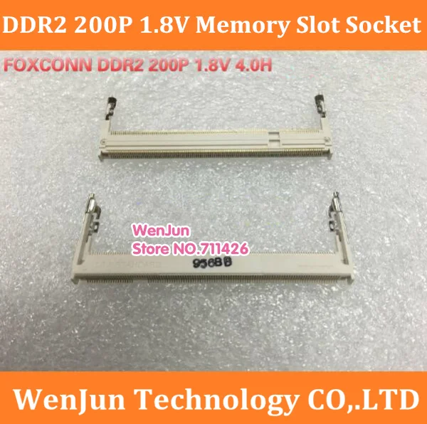 DDR2 200P 200PIN 1 8 в H: 4 0 мм разъем памяти для ноутбука|laptop slot|ddr2 for notebookddr2 2 |