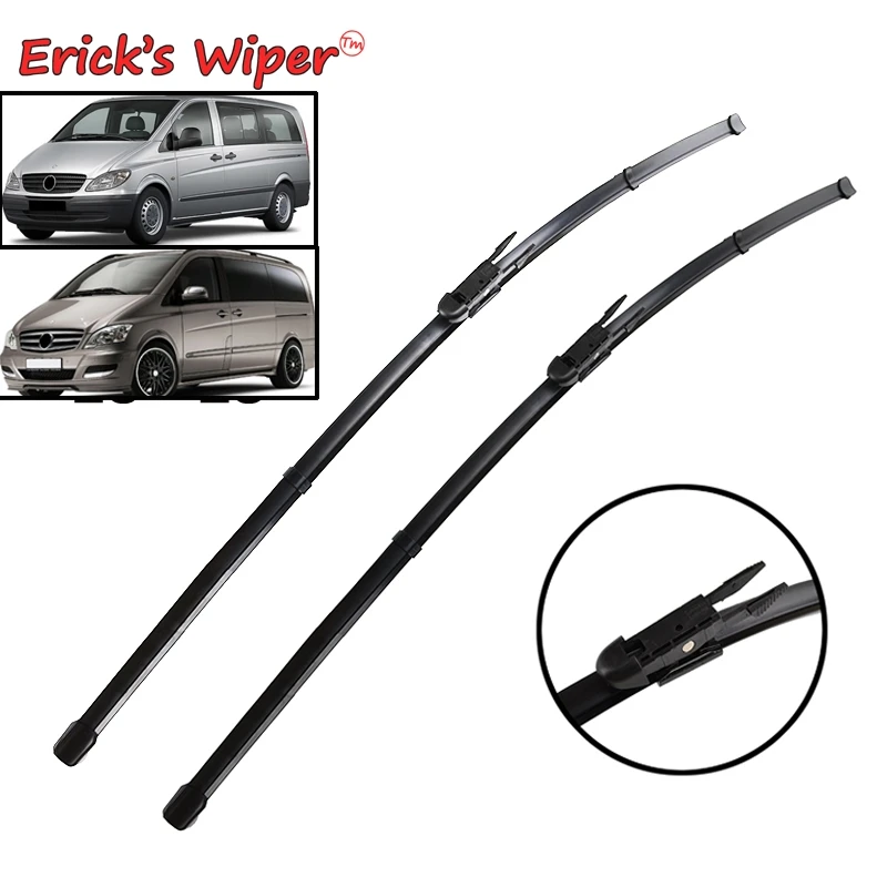 

Erick's Wiper LHD Front Wiper Blades For Mercedes Benz Vito Viano W639 2006 - 2014 Windshield Windscreen Front Window 28"+26"