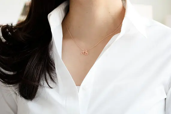 Женское Ожерелье-чокер с золотым и розовым покрытием |