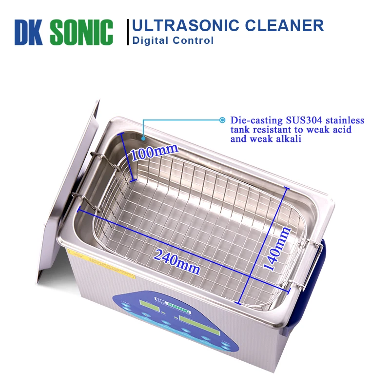 Цифровой DK SONIC 3.2L Ультра звуковой пистолет Очиститель Degas нагрев нержавеющая