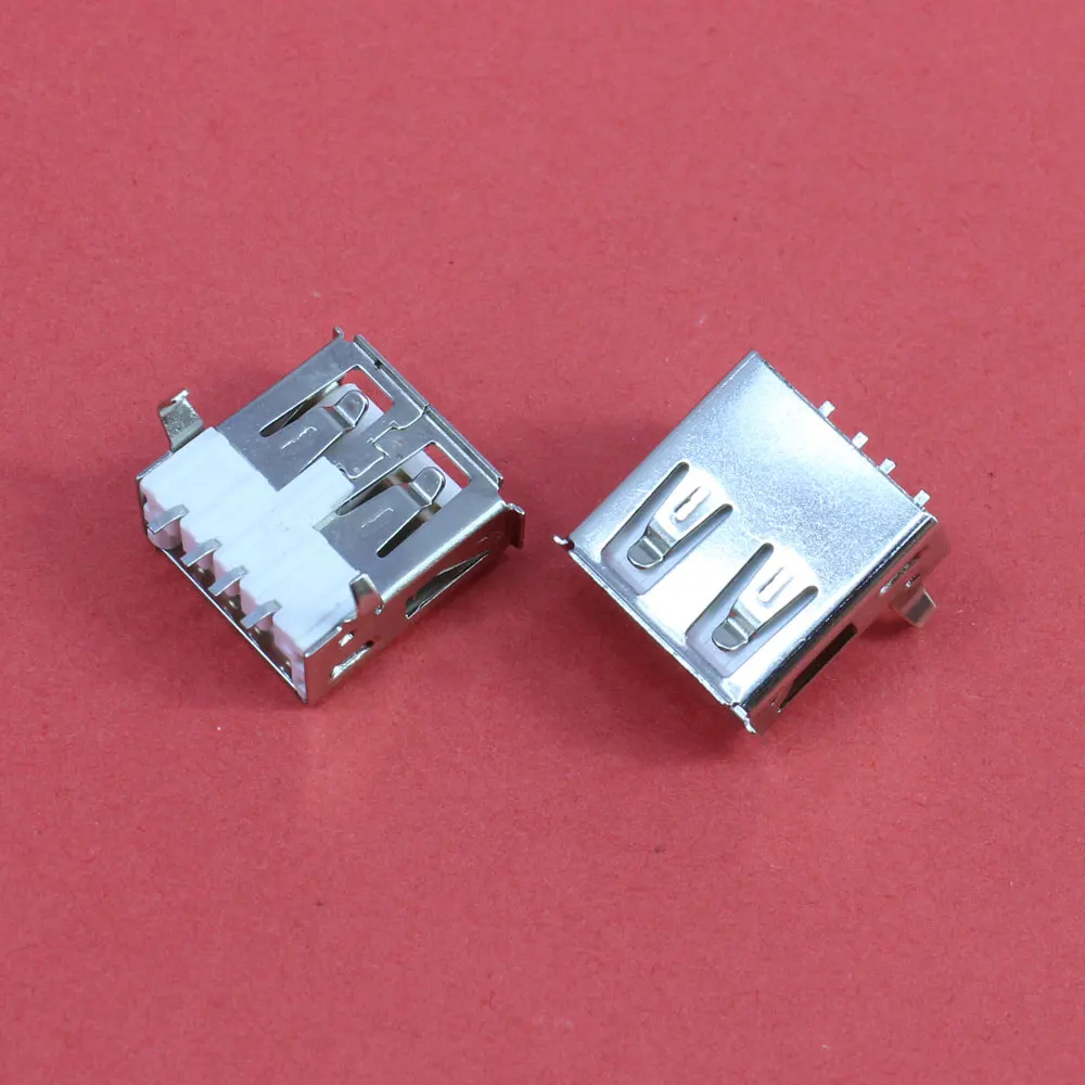 

ChengHaoRan 1Piece USB A Female SMT Socket Connector Right Angle DIY 90 Degree Connector high quality