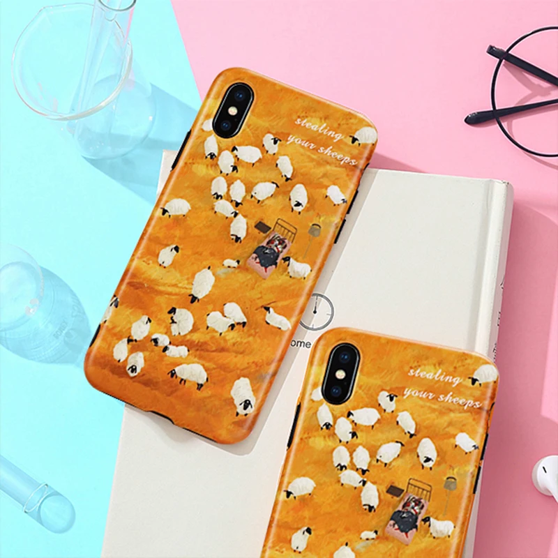 STROLLIFE милый мультфильм животных чехол для телефона iPhone X XS Max XR Прекрасный