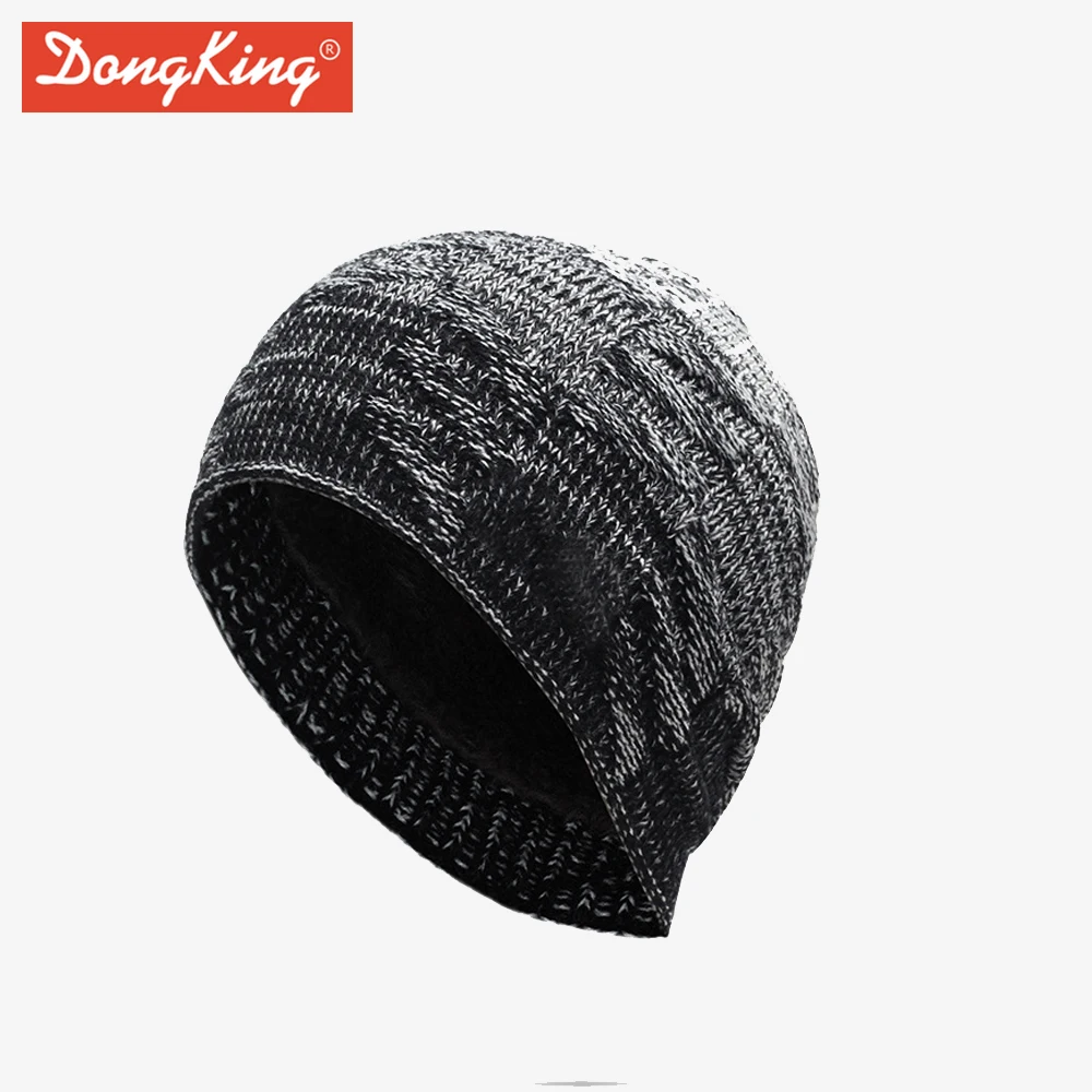 DongKing 2017 брендовая теплая зимняя шапка Унисекс Skullies Beanies шапки для женщин и мужчин