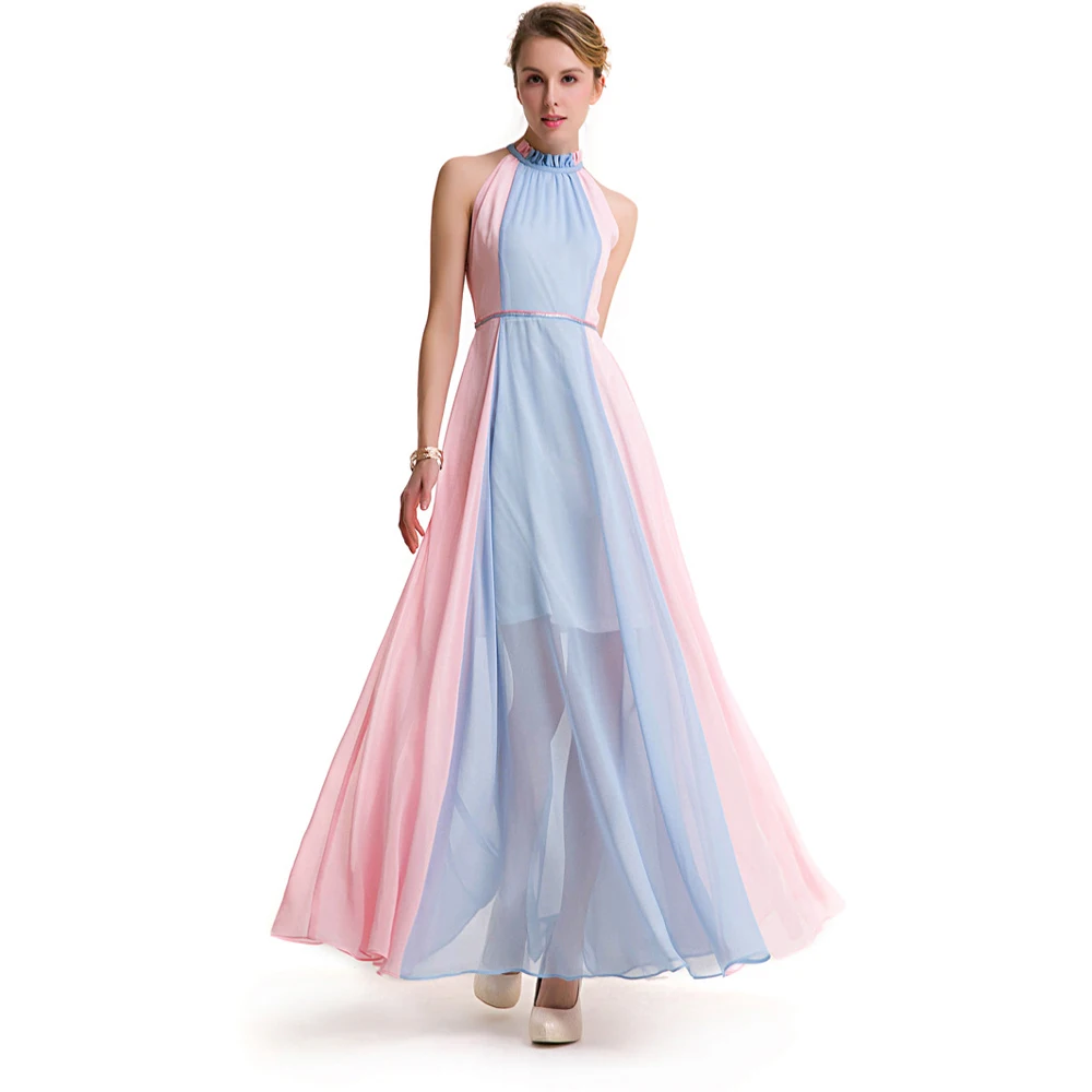 Женское шифоновое платье облегающее большого размера до щиколотки 2019 | Женская